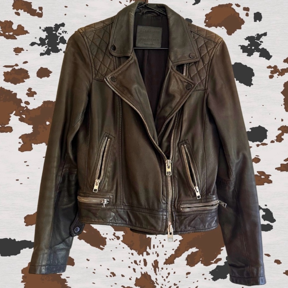 All Saints Leather Jacket